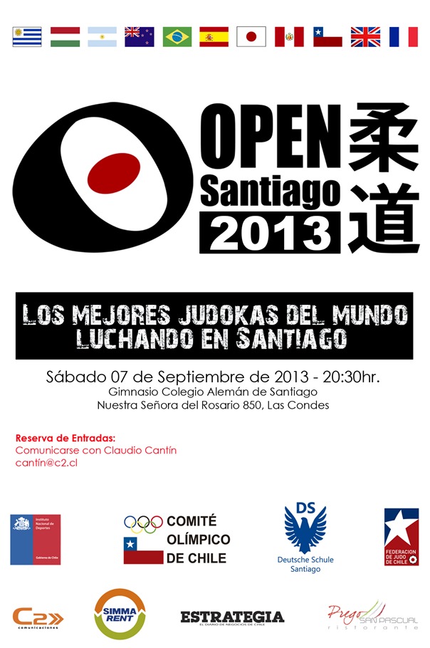 Santyago D&iacute;az en el Open Santiago de Chile.
